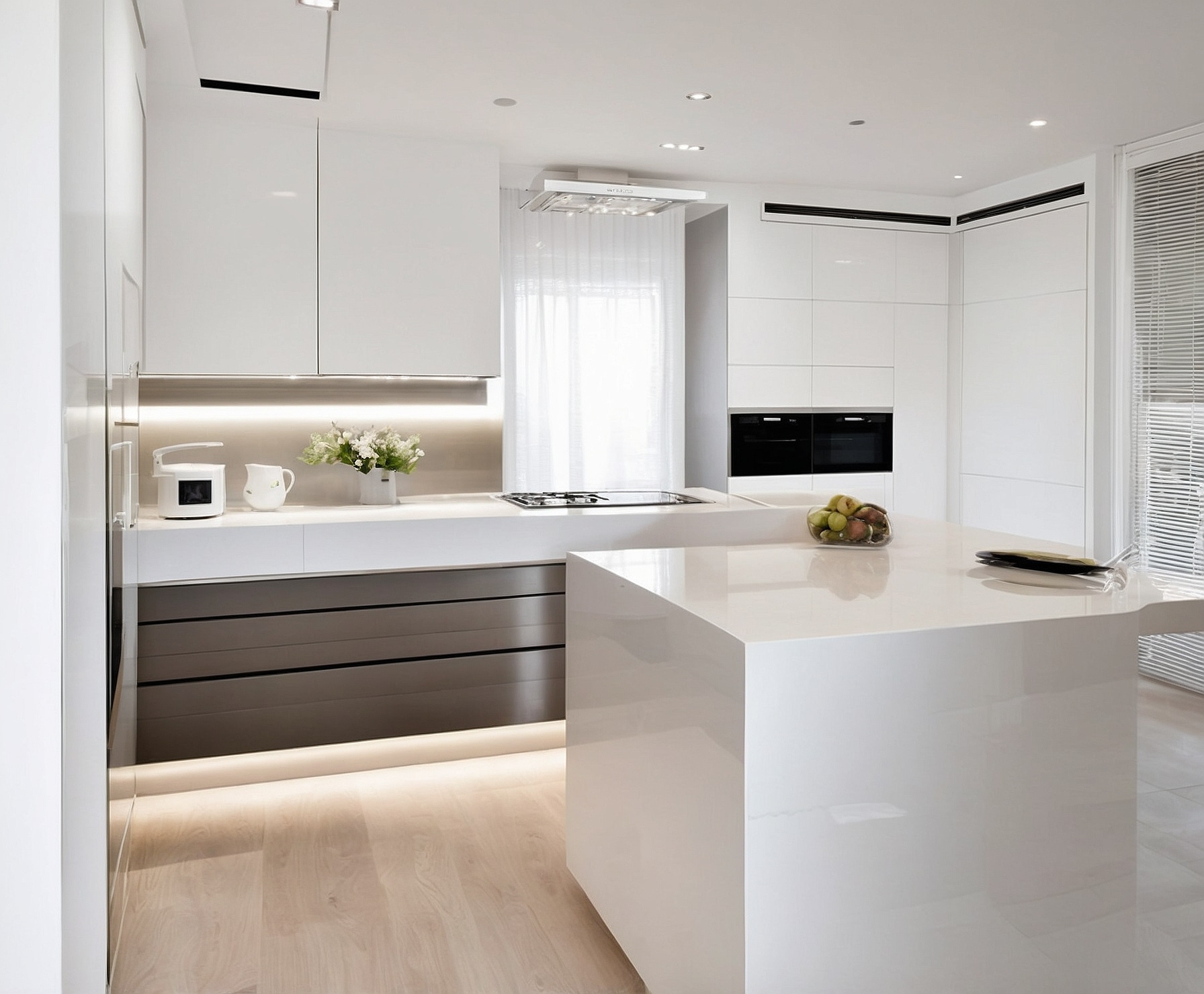 Reforma moderna de cocina en Madrid.
